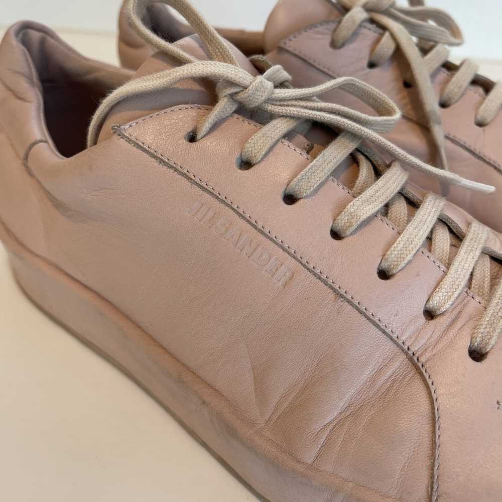 Jil Sander Pink Leather Sneakers - image 10