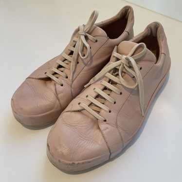 Jil Sander Pink Leather Sneakers - image 1