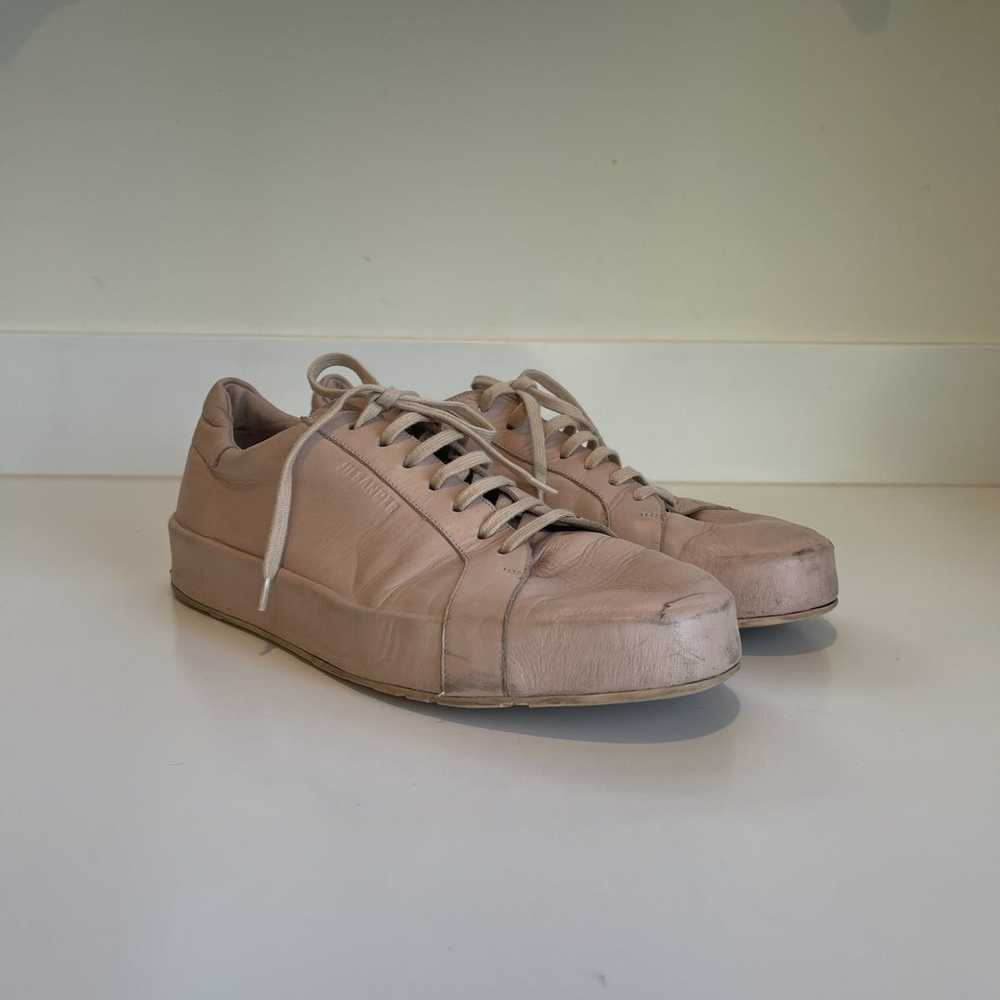 Jil Sander Pink Leather Sneakers - image 5