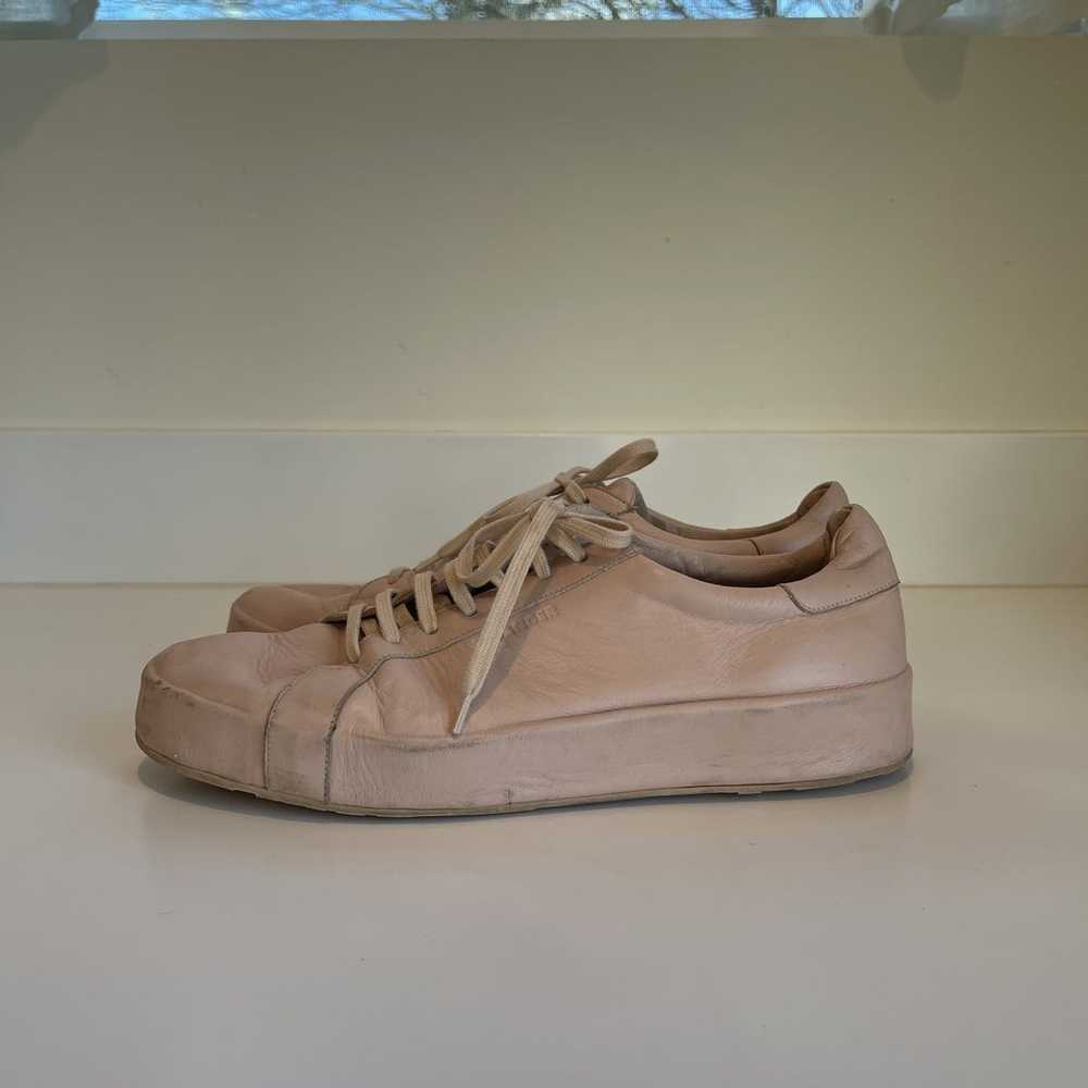 Jil Sander Pink Leather Sneakers - image 6