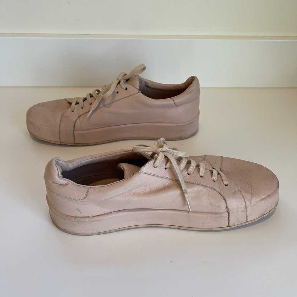 Jil Sander Pink Leather Sneakers - image 7