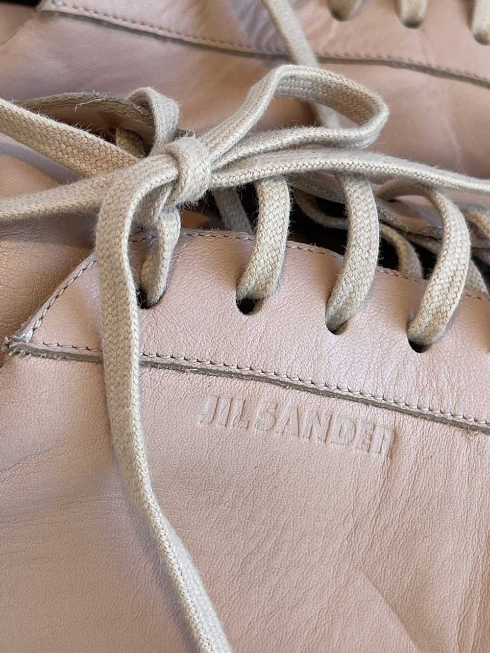 Jil Sander Pink Leather Sneakers - image 8