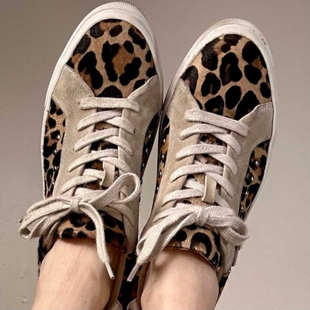 Zara Leopard Studded Sneakers - image 1