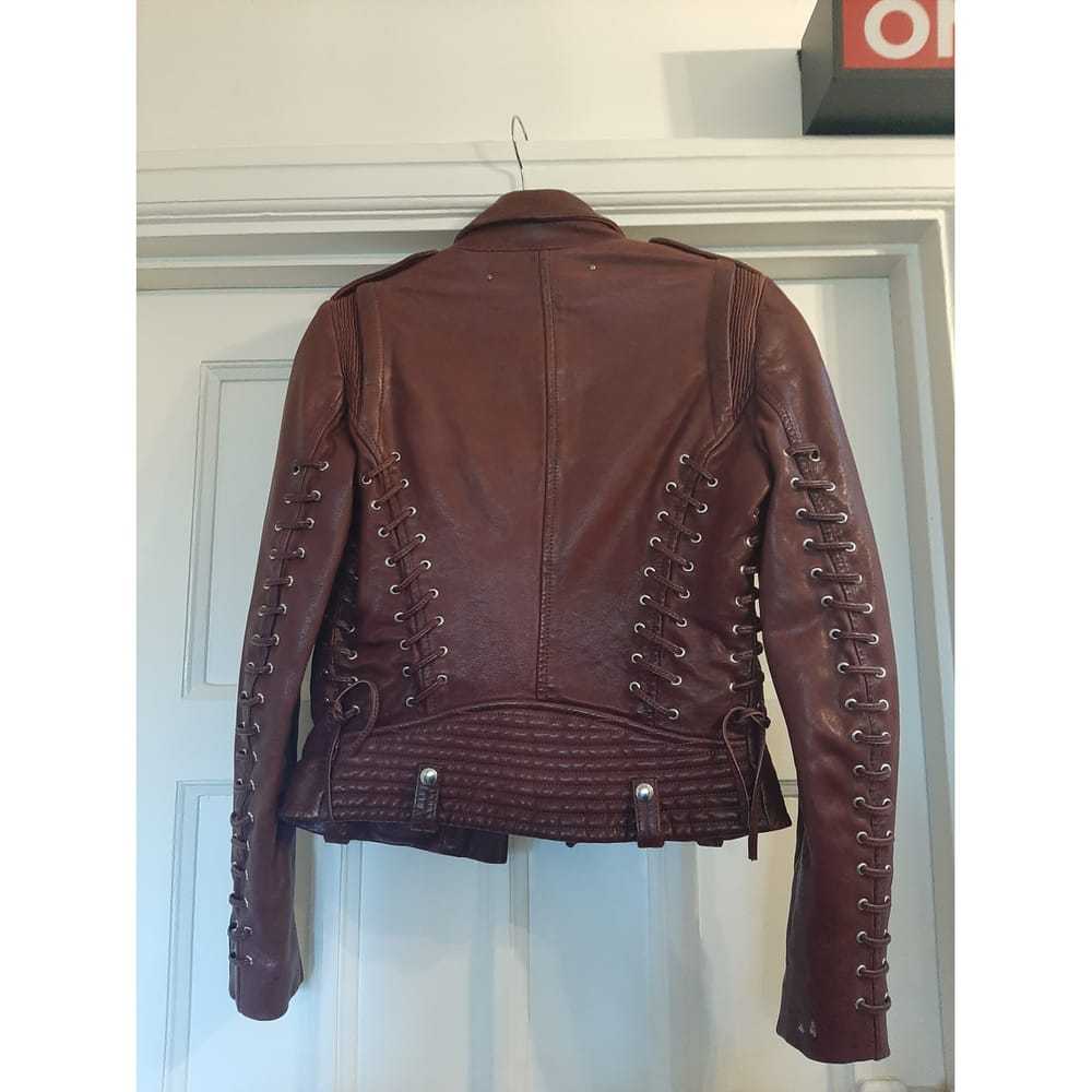 Barbara Bui Leather biker jacket - image 9