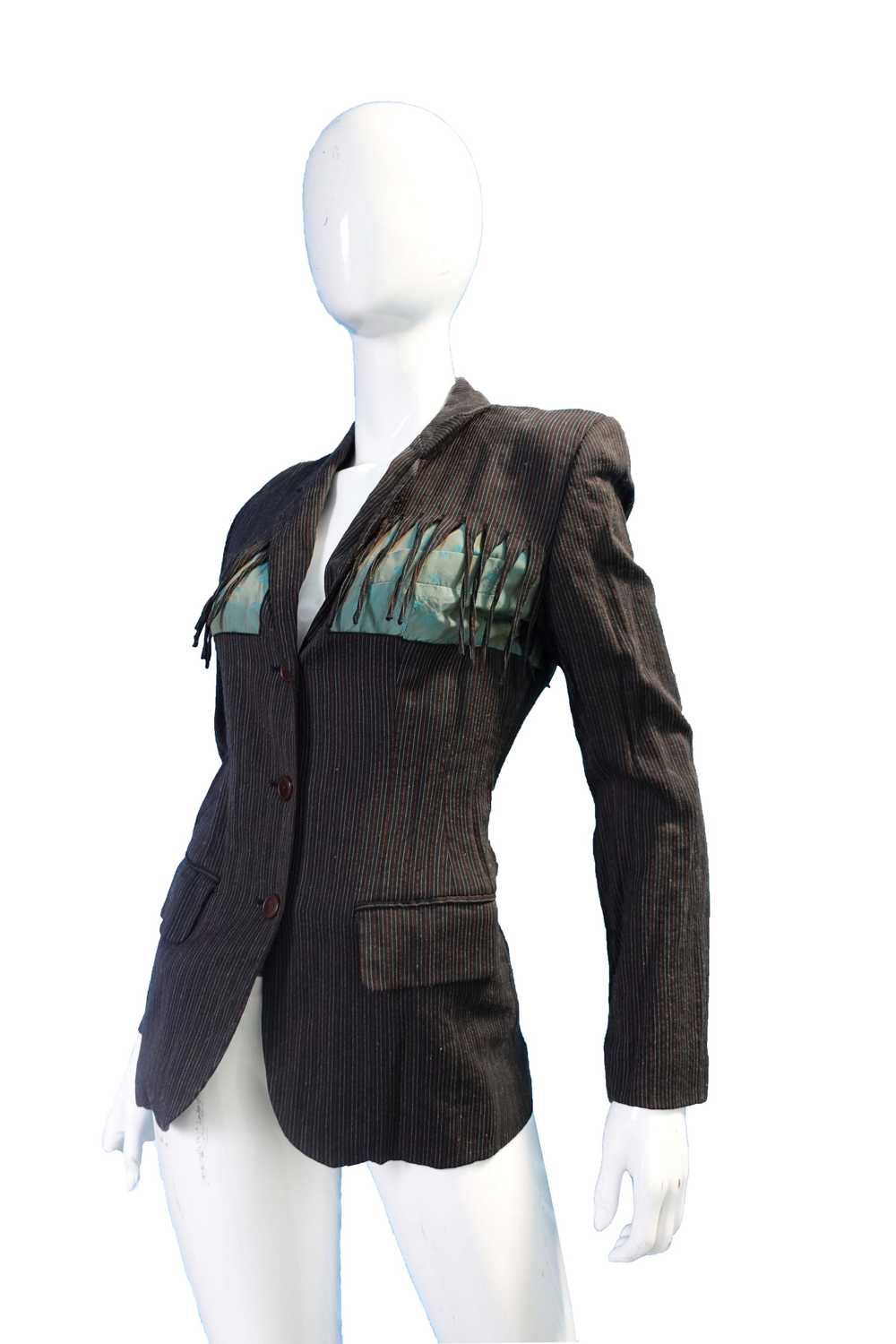 Jean Paul Gaultier 1980s Tendril Bust Blazer - Gem