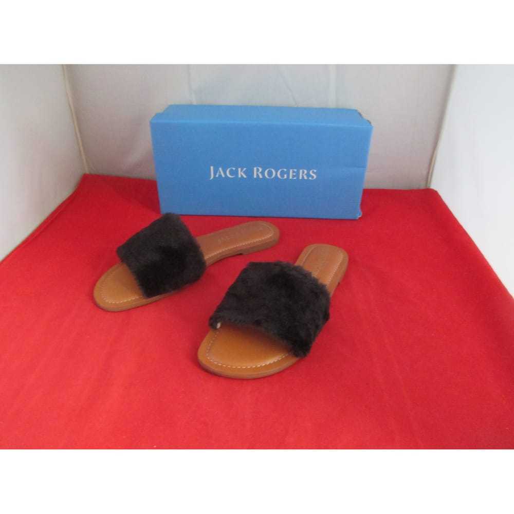 Jack Rogers Faux fur sandals - image 2