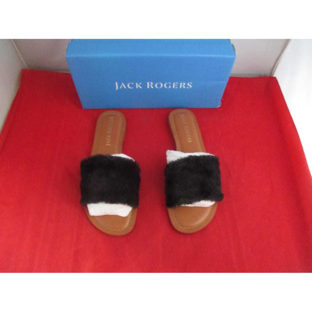 Jack Rogers Faux fur sandals - image 3