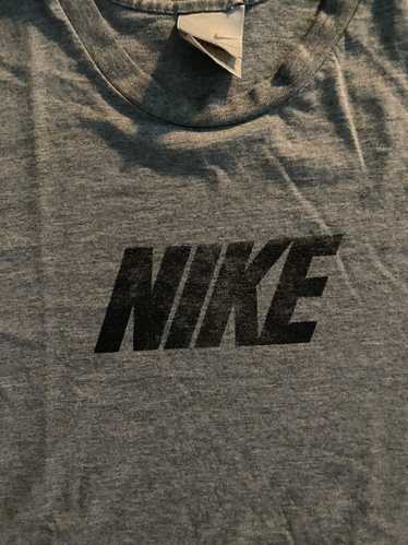 Nike × Vintage 90’s Nike vintage t shirt block le… - image 1