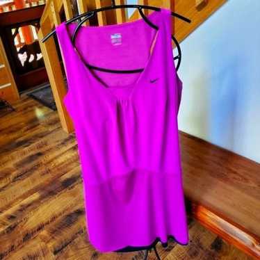 Nike Nike Fit Dry Fuschia Athletic Sleeveless Ten… - image 1