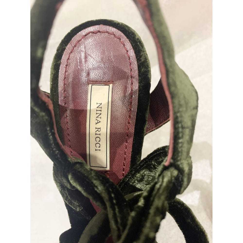 Nina Ricci Velvet sandals - image 5