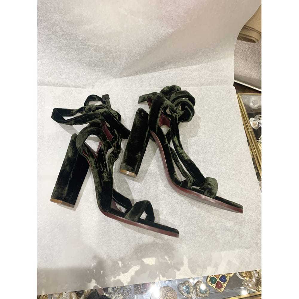 Nina Ricci Velvet sandals - image 9