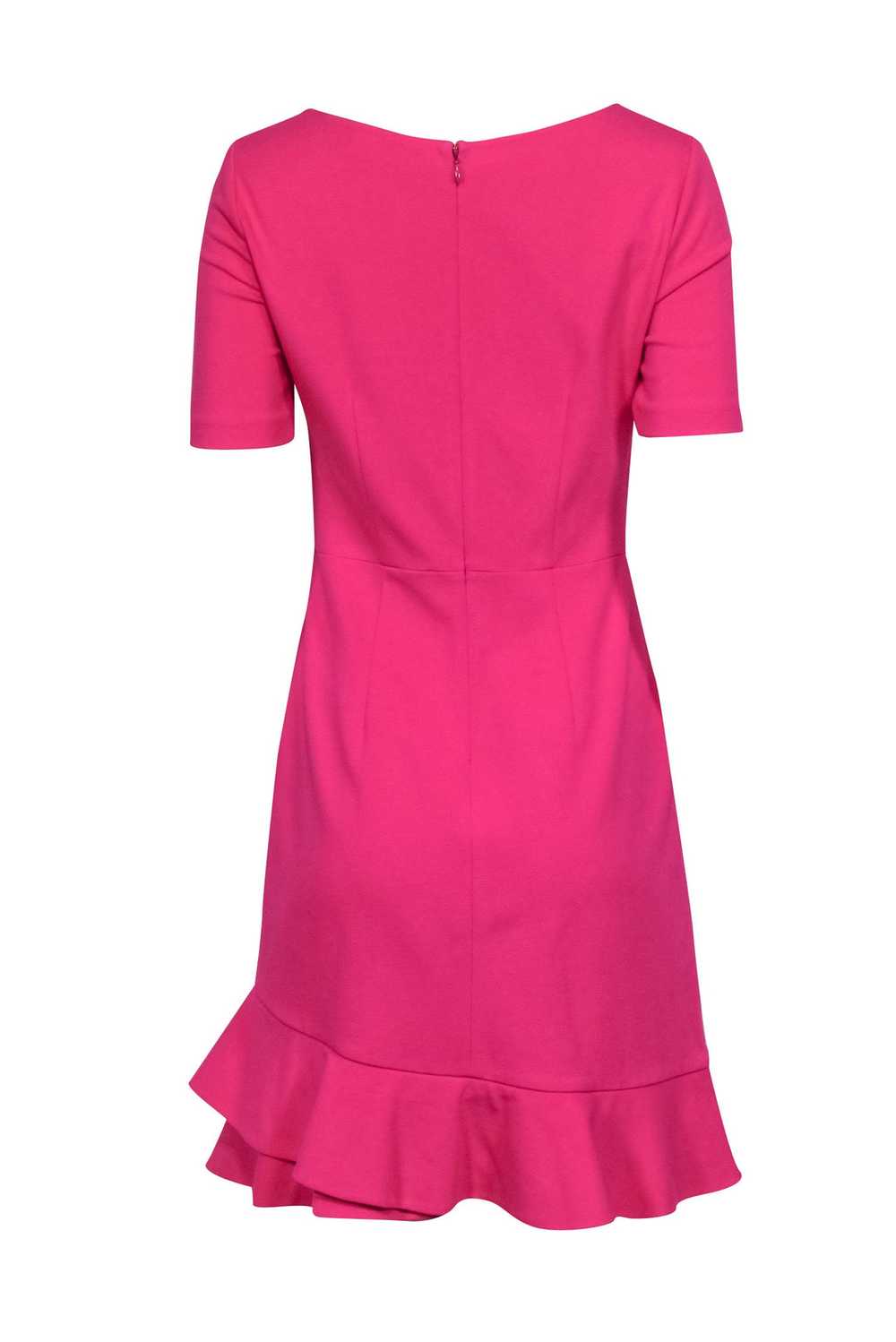 Diane von Furstenberg - Hot Pink Sheath Dress Sz 4 - image 3