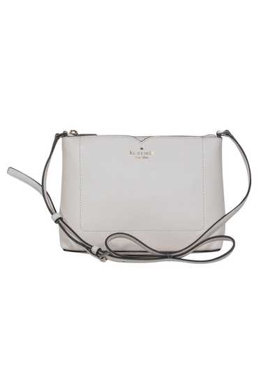 Kate Spade - Cream Pebbled Leather "Harlow" Crossb