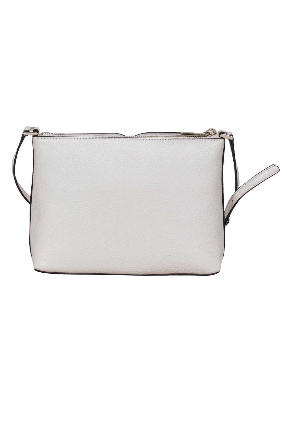 Kate Spade - Cream Pebbled Leather "Harlow" Cross… - image 3