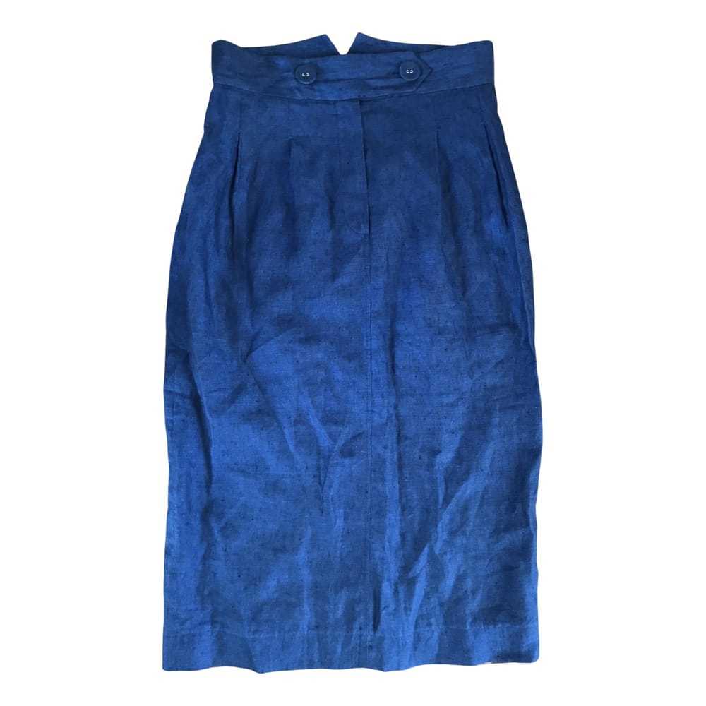 Catherine André Linen mid-length skirt - image 1