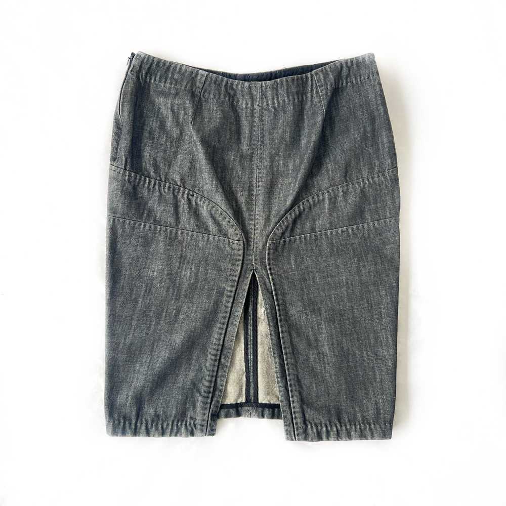Gucci by Tom Ford Denim Skirt - image 2