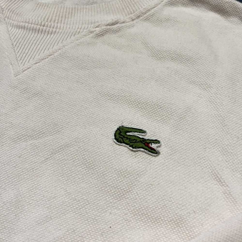 Lacoste × Vintage Vintage Lacoste sweatshirt crew… - image 3