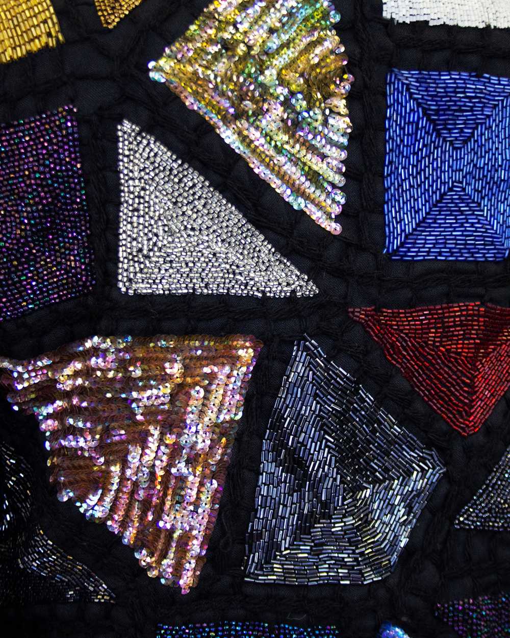 Multi Colour Sequin Stained Glass Window Patchwor… - image 5