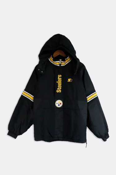 Vintage Starter NFL Pittsburgh Steelers Half Zip F