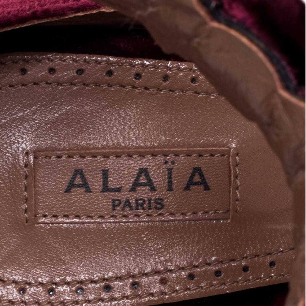 Alaïa Velvet sandal - image 6