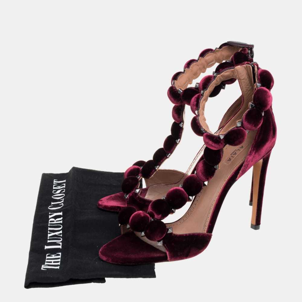 Alaïa Velvet sandal - image 7