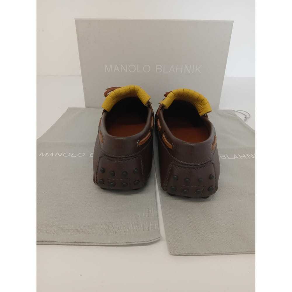 Manolo Blahnik Leather flats - image 5