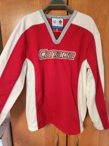 Hudsons Bay HBC Men Olympic Canada Red Hockey Jers