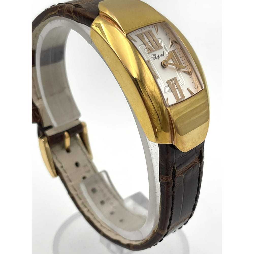 Chopard La Strada yellow gold watch - image 4