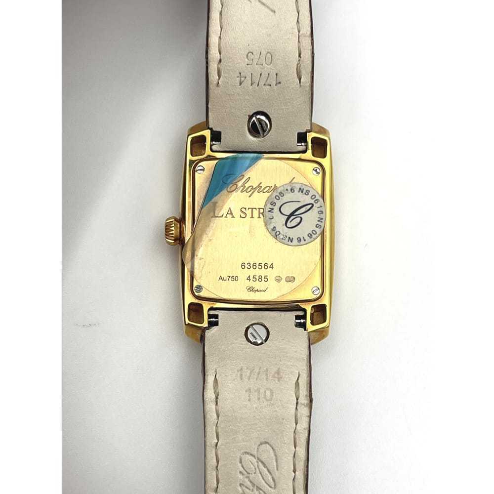 Chopard La Strada yellow gold watch - image 6