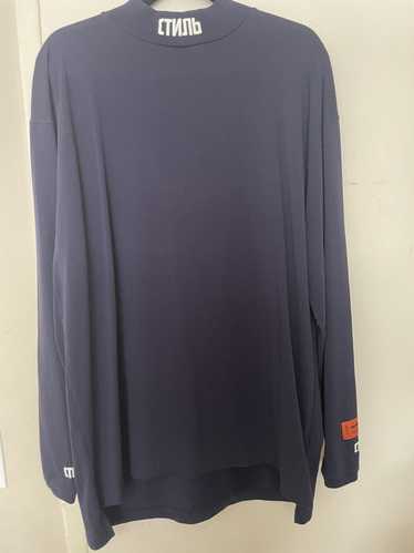 Heron Preston Navy Heron Preston Turtle Neck