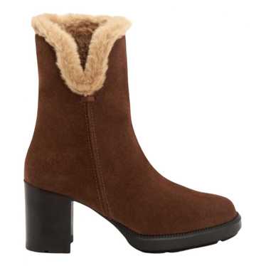 Aquatalia Faux fur ankle boots - image 1