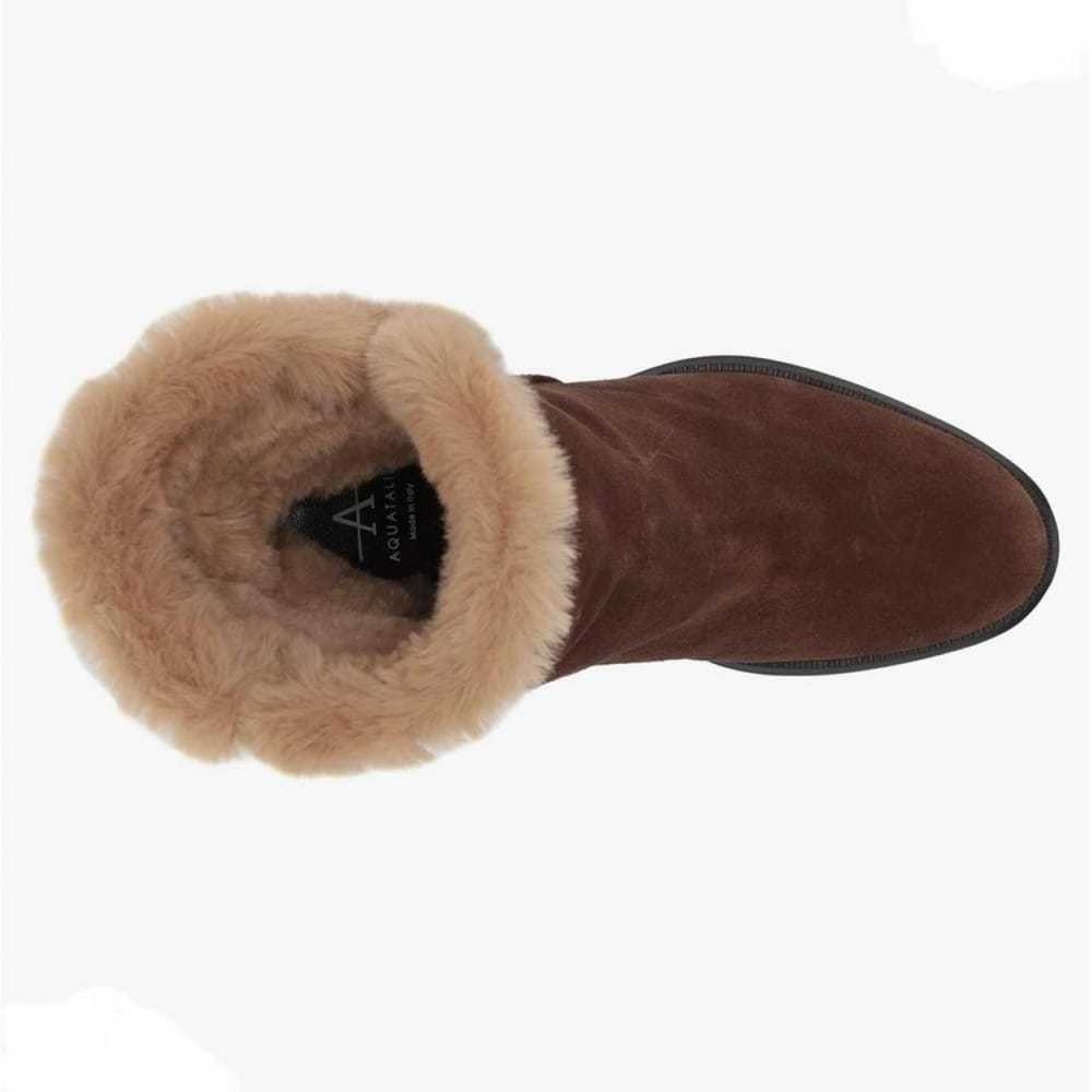 Aquatalia Faux fur ankle boots - image 4