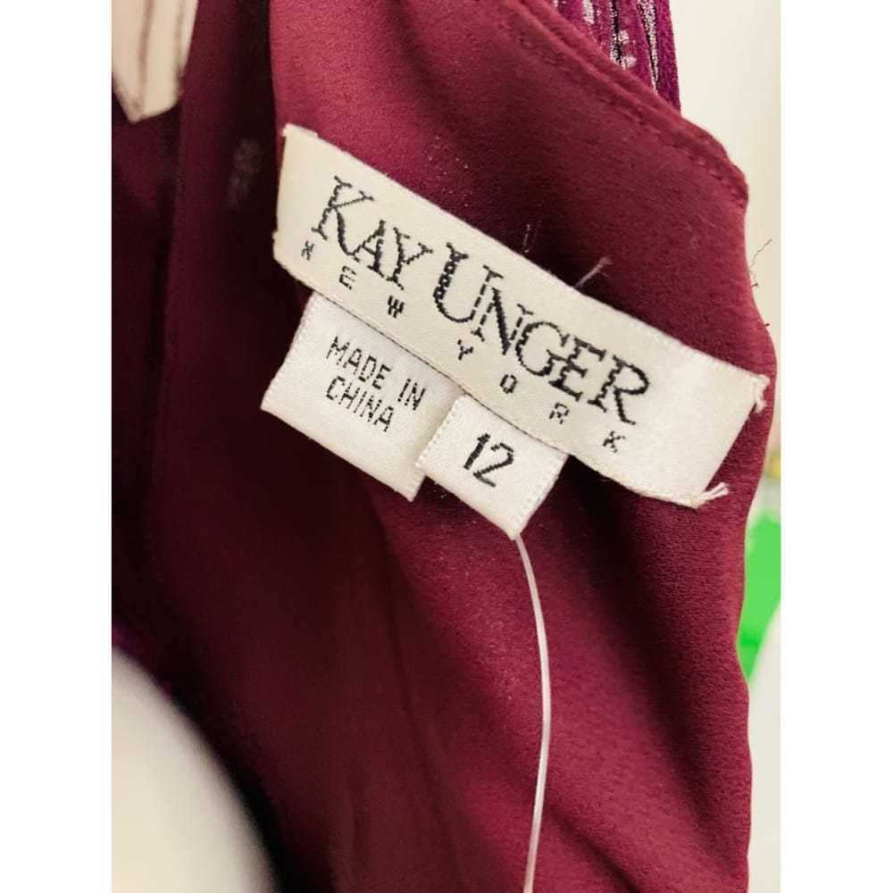 Kay Unger Silk maxi dress - image 4
