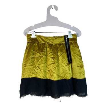 Twisty Parallel Universe Silk mini skirt - image 1