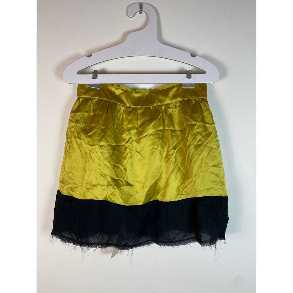 Twisty Parallel Universe Silk mini skirt - image 3