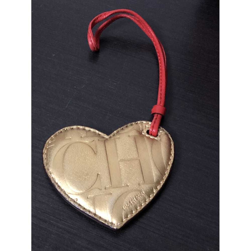 Carolina Herrera Leather key ring - image 4