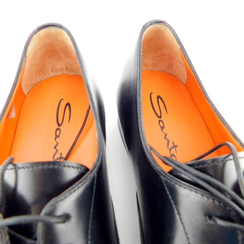 Santoni Leather lace ups - image 4