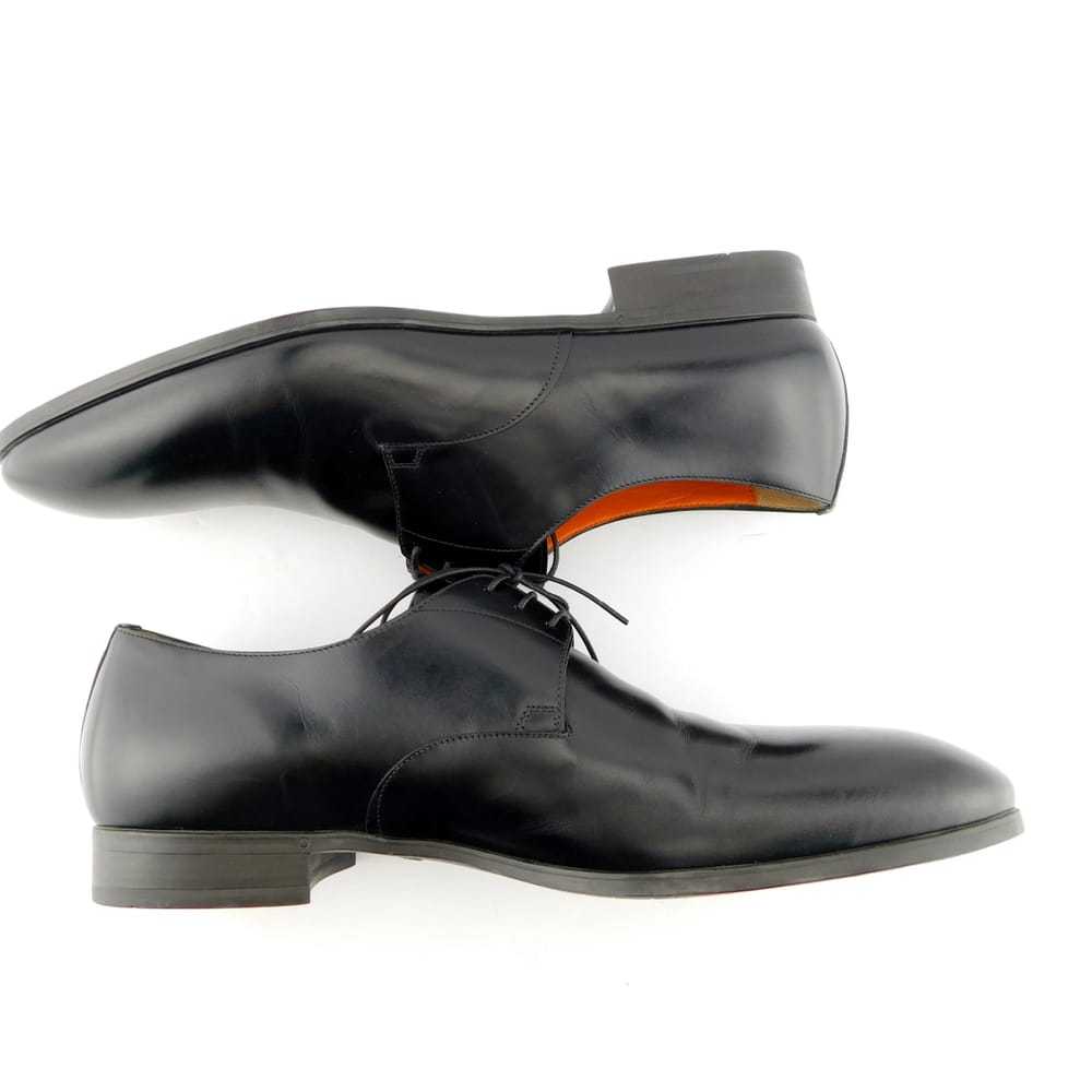 Santoni Leather lace ups - image 5