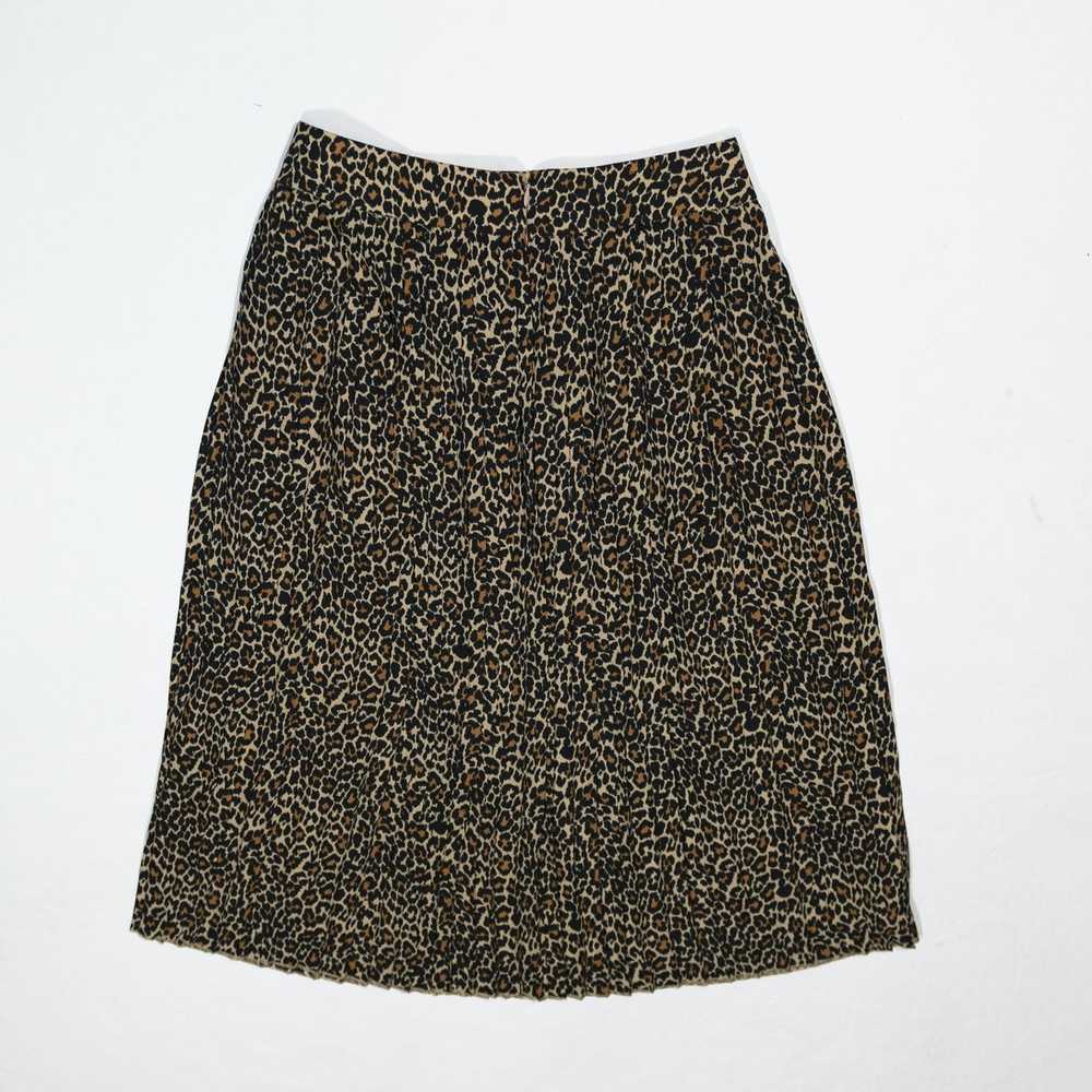 J.Crew J. Crew Cheetah Leopard Print Chiffon Midi… - image 4