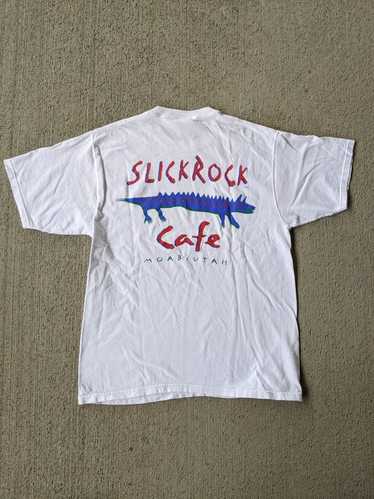 Made In Usa × Rock T Shirt × Vintage Slickrock Caf