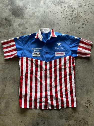 usa flag shirt vintage - Gem