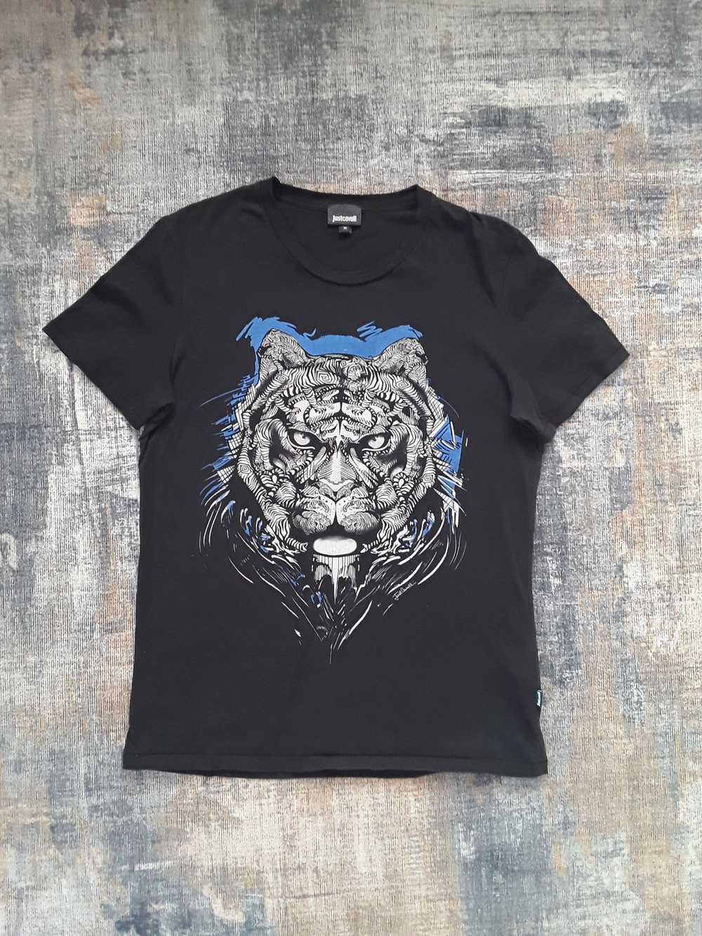 Just Cavalli Just Cavalli Tiger Logo T Shirt - image 1