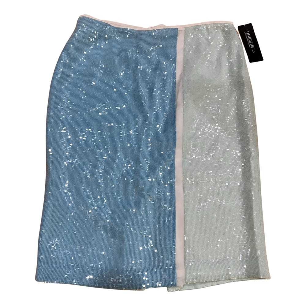 Lafayette 148 Ny Glitter mid-length skirt - image 1