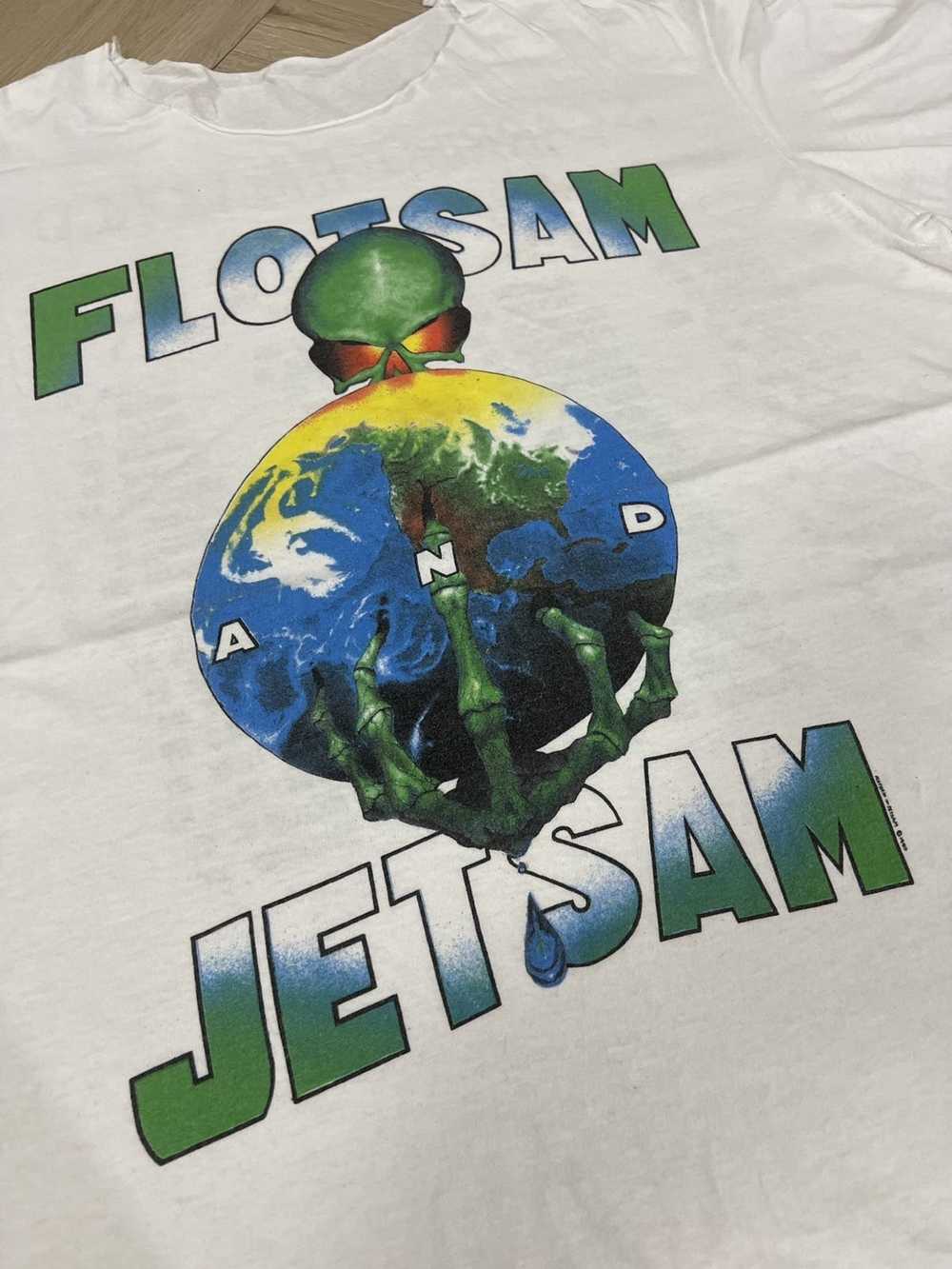 Band Tees × Vintage Vtg 90s Flotsam Jetsam Shirt - image 3