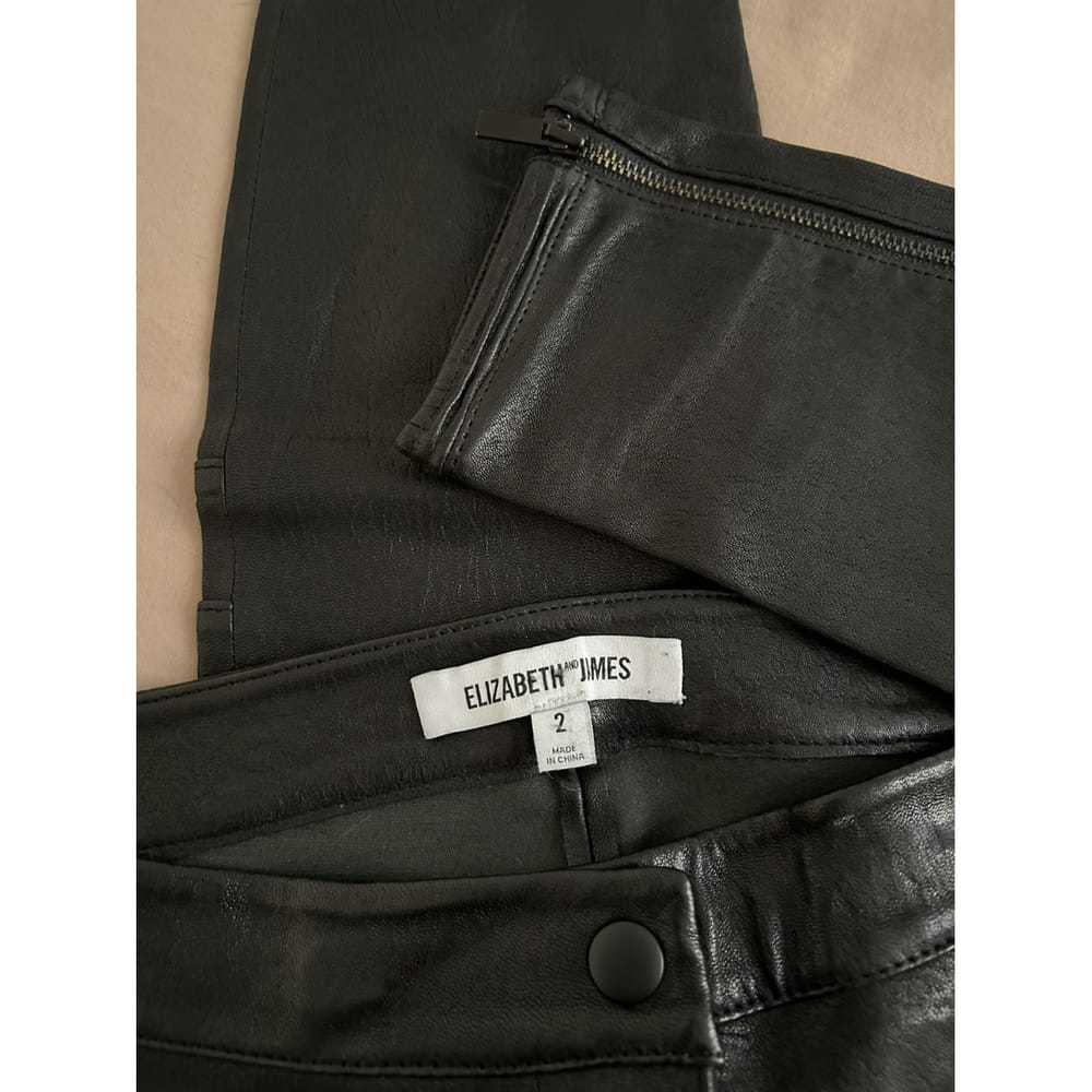 Elizabeth And James Leather slim pants - image 3