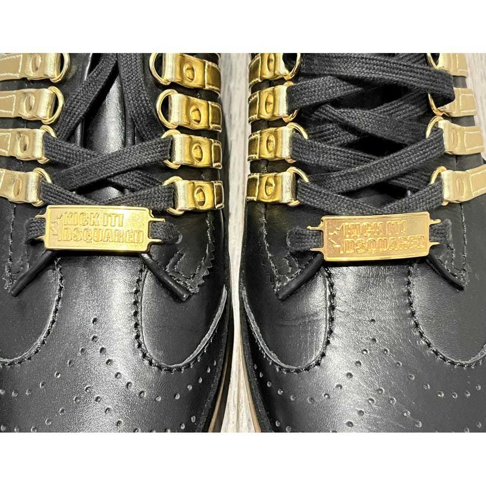 Dsquared2 251 leather low trainers - image 3