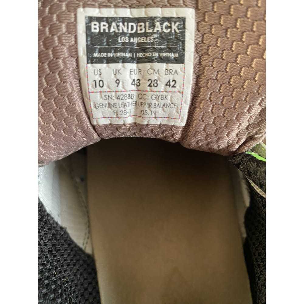 Brandblack Leather low trainers - image 3