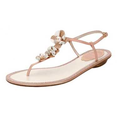 Rene Caovilla Leather sandal - image 1