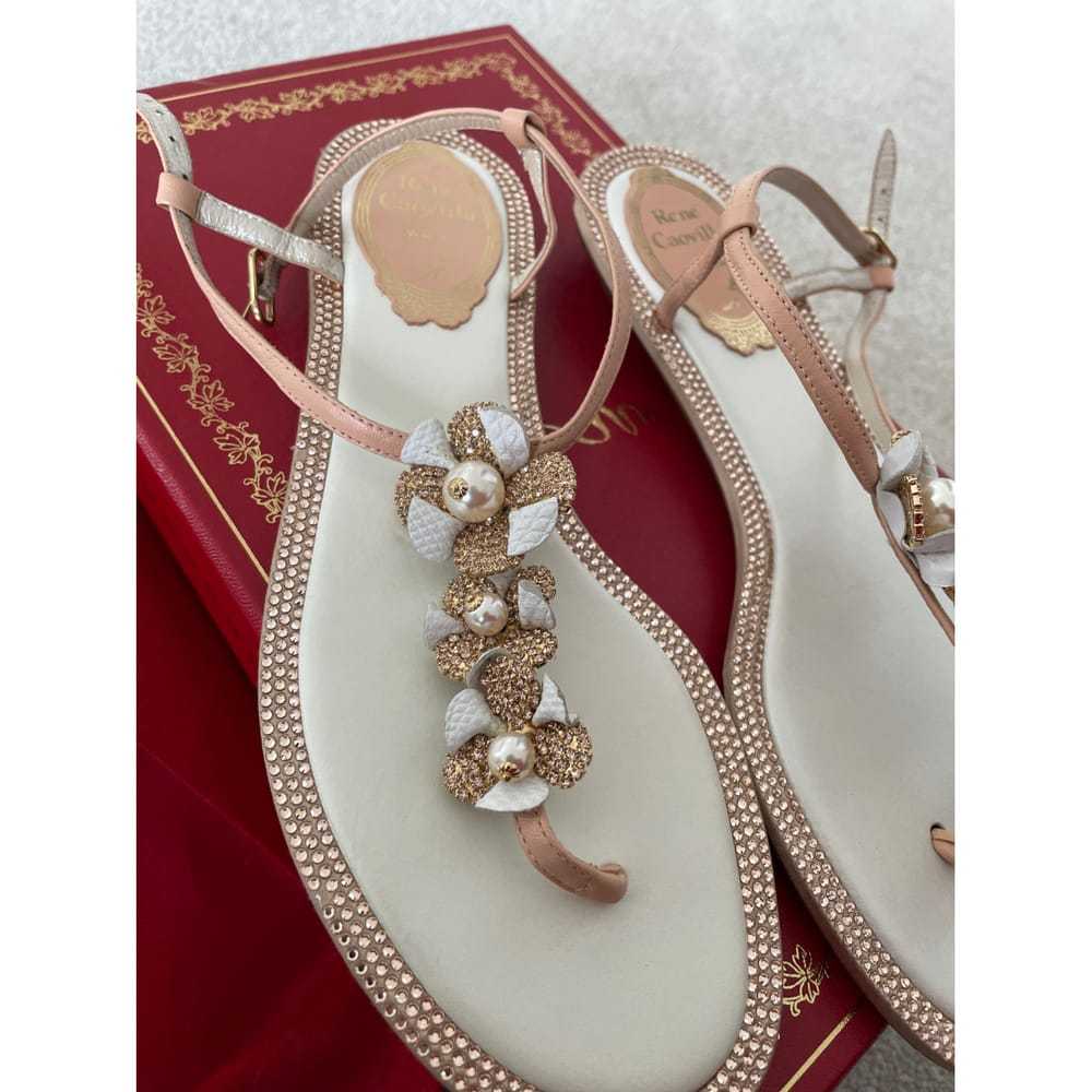 Rene Caovilla Leather sandal - image 4