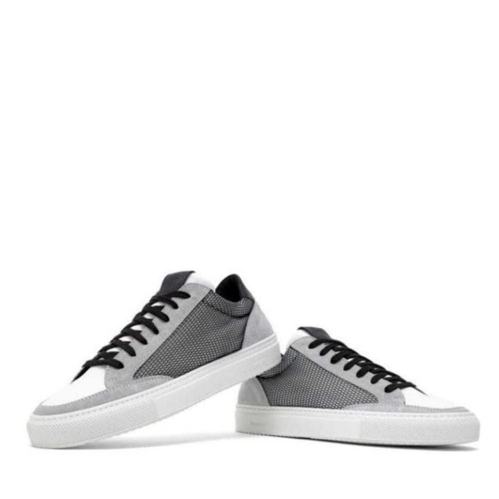 P448 Leather low trainers - image 9